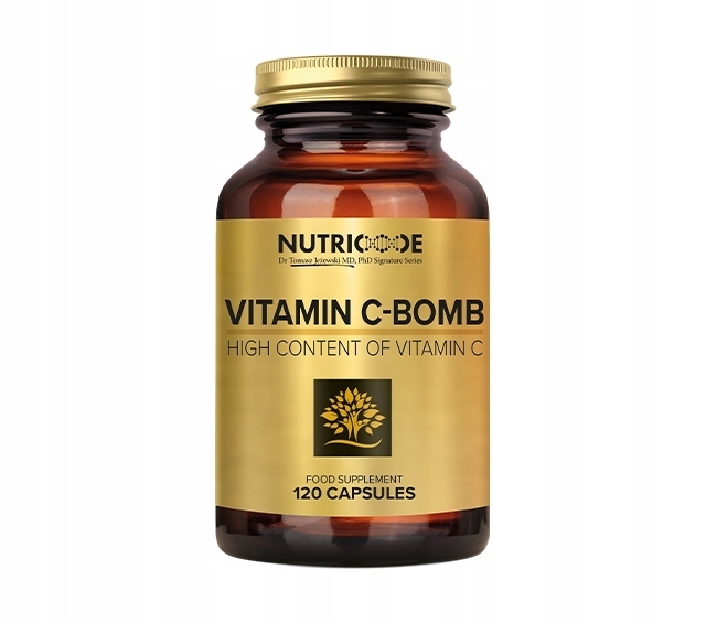 ODPORNOŚĆ WITAMINA C NUTRICODE VITAMIN C-BOMB FM WORLD GROUP 120 KAPSUŁEK (1)